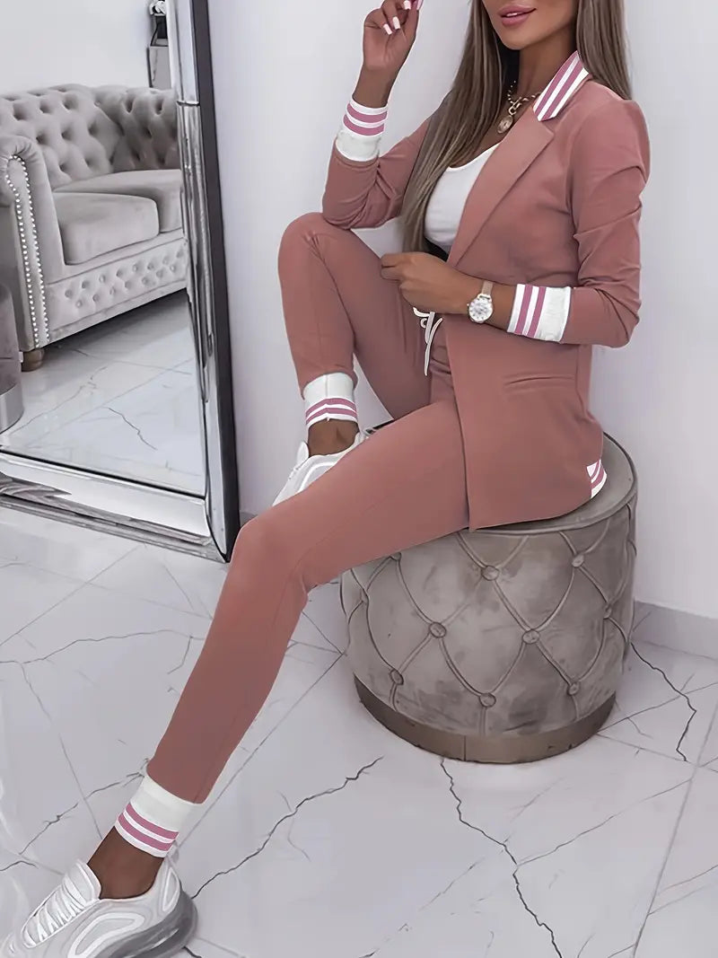 MWM | Harper Blazer Co ord – Casual Lounge Set with Jogger Trousers