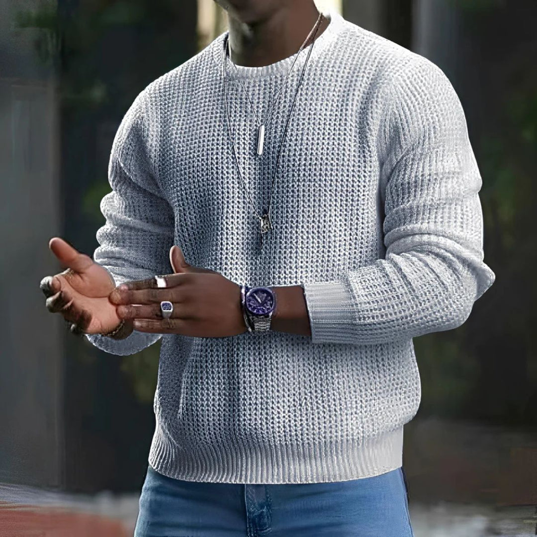 Casual Knit Jumper – Long Sleeve Sweater
