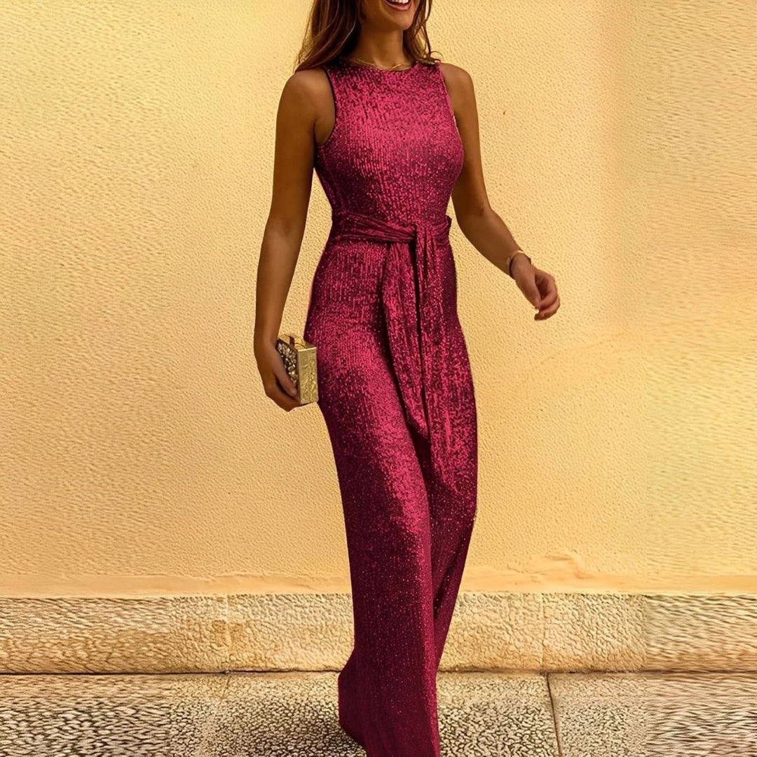 Elegant Sequin Party Jumpsuit – Party Outfit