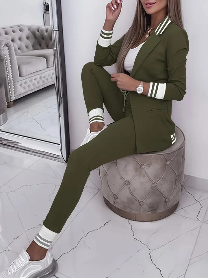 MWM | Harper Blazer Co ord – Casual Lounge Set with Jogger Trousers