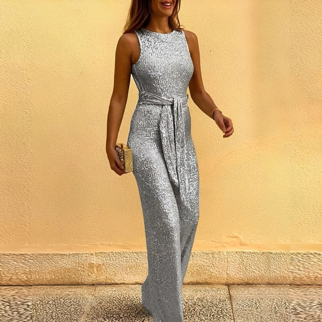 Elegant Sequin Party Jumpsuit – Party Outfit