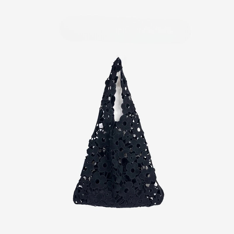 Sasha - casual holle bloemen tas