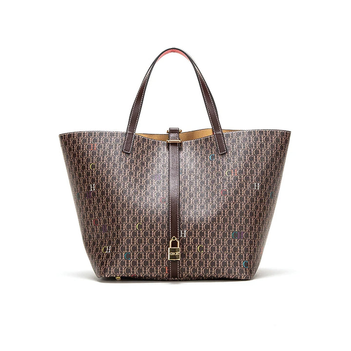 Sapphire - elegante grote handtas met print