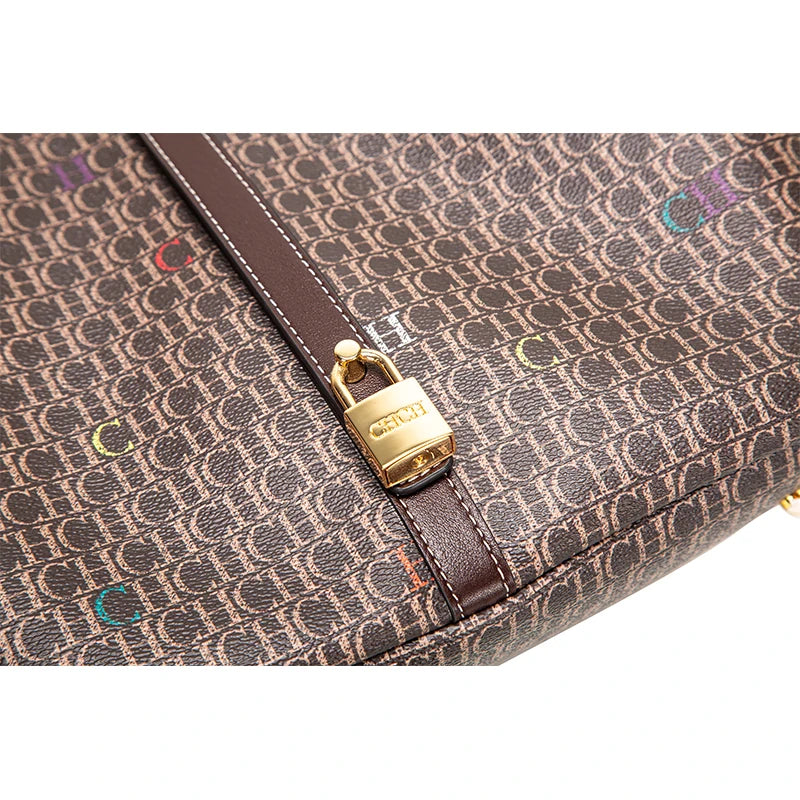 Sapphire - elegante grote handtas met print
