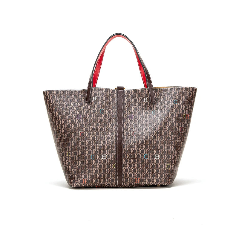 Sapphire - elegante grote handtas met print
