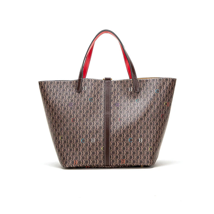 Sapphire - elegante grote handtas met print
