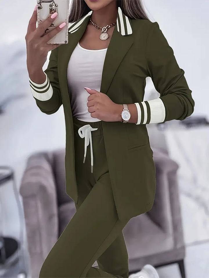 MWM | Harper Blazer Co ord – Casual Lounge Set with Jogger Trousers
