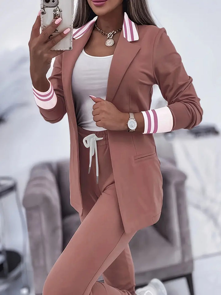 MWM | Harper Blazer Co ord – Casual Lounge Set with Jogger Trousers