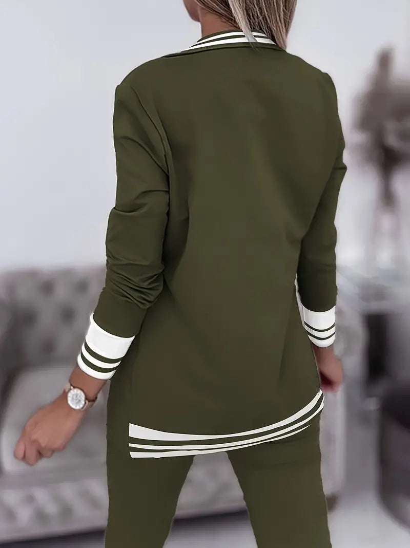 MWM | Harper Blazer Co ord – Casual Lounge Set with Jogger Trousers