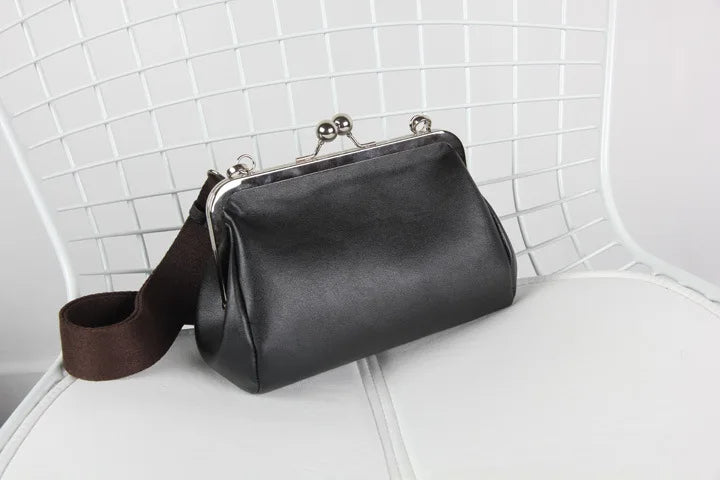 Arabella - elegante lip-lock crossbody tas