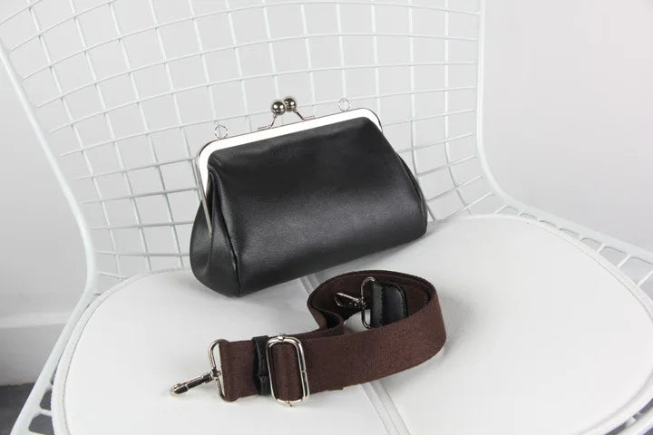 Arabella - elegante lip-lock crossbody tas