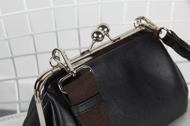 Arabella - elegante lip-lock crossbody tas