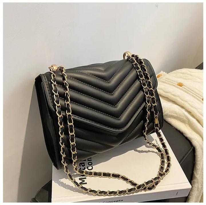 Therese - elegante schoudertas met ketting