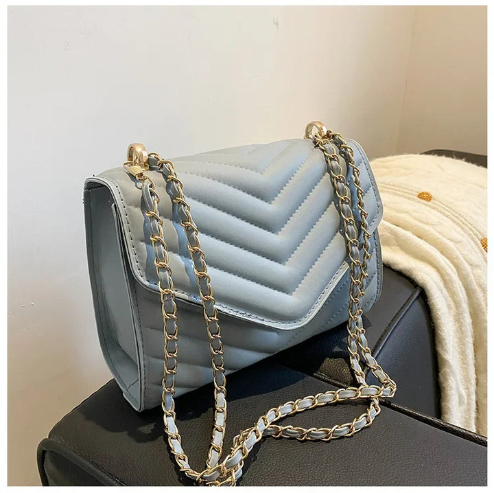Therese - elegante schoudertas met ketting