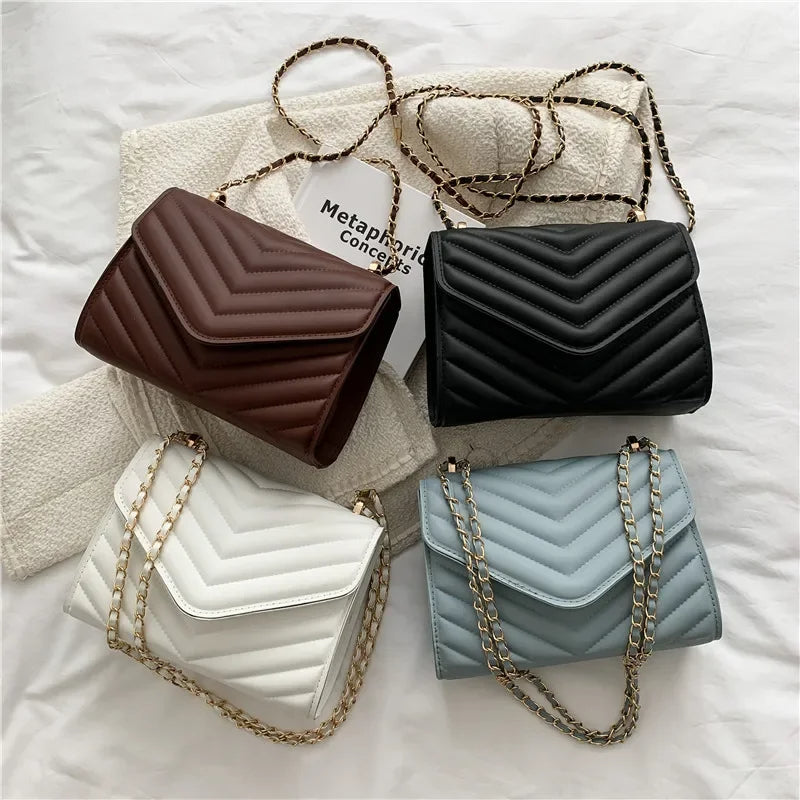 Therese - elegante schoudertas met ketting