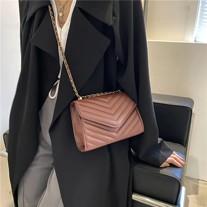 Therese - elegante schoudertas met ketting