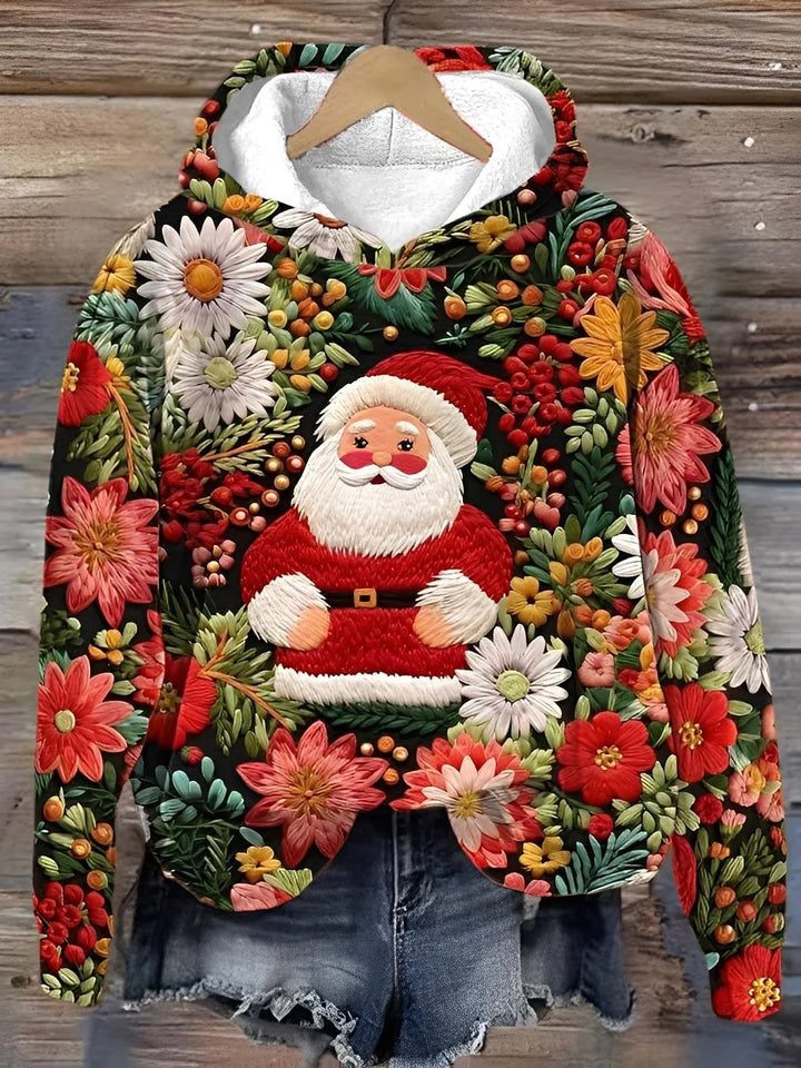 Women’s Winter Hoodie – Casual Warm Printed Jumper