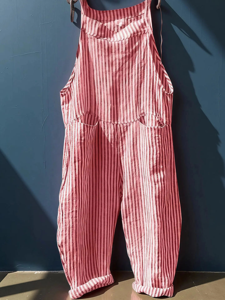 Comfort Fit Striped Jumpsuit – Relaxed Summer Outfit