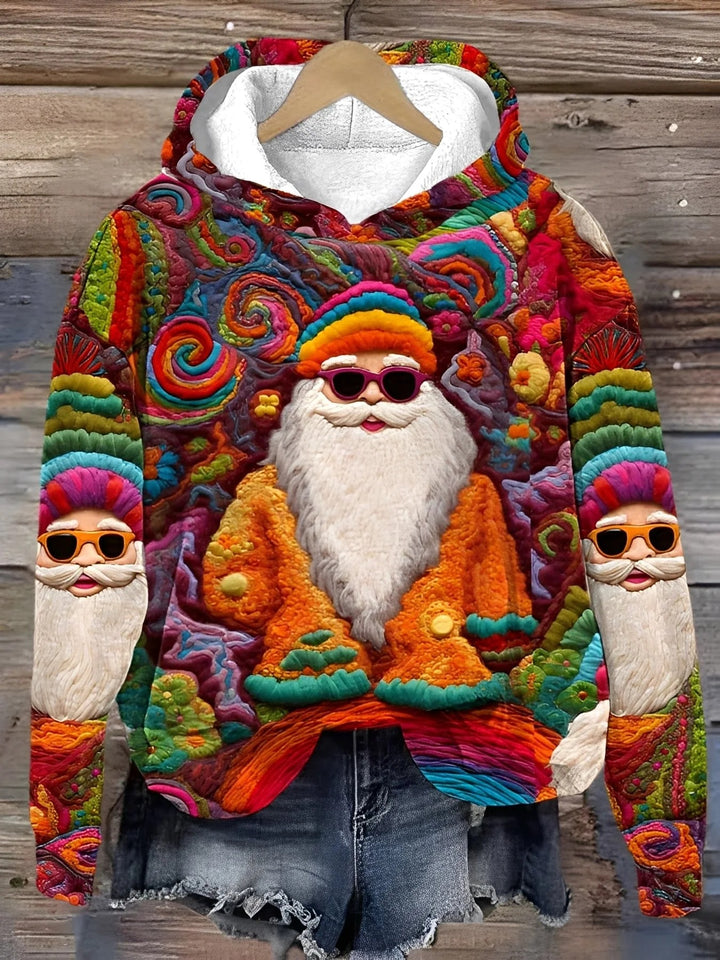 Women’s Winter Hoodie – Casual Warm Printed Jumper