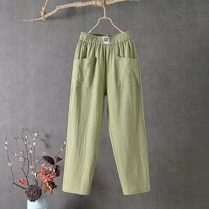 Casual Straight Leg Trousers – Lightweight Everyday Pants