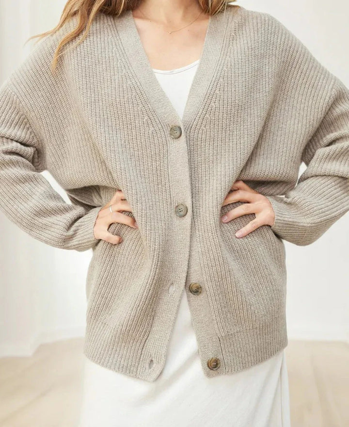 Cashmere Cardigan – Luxury Button Up Knit